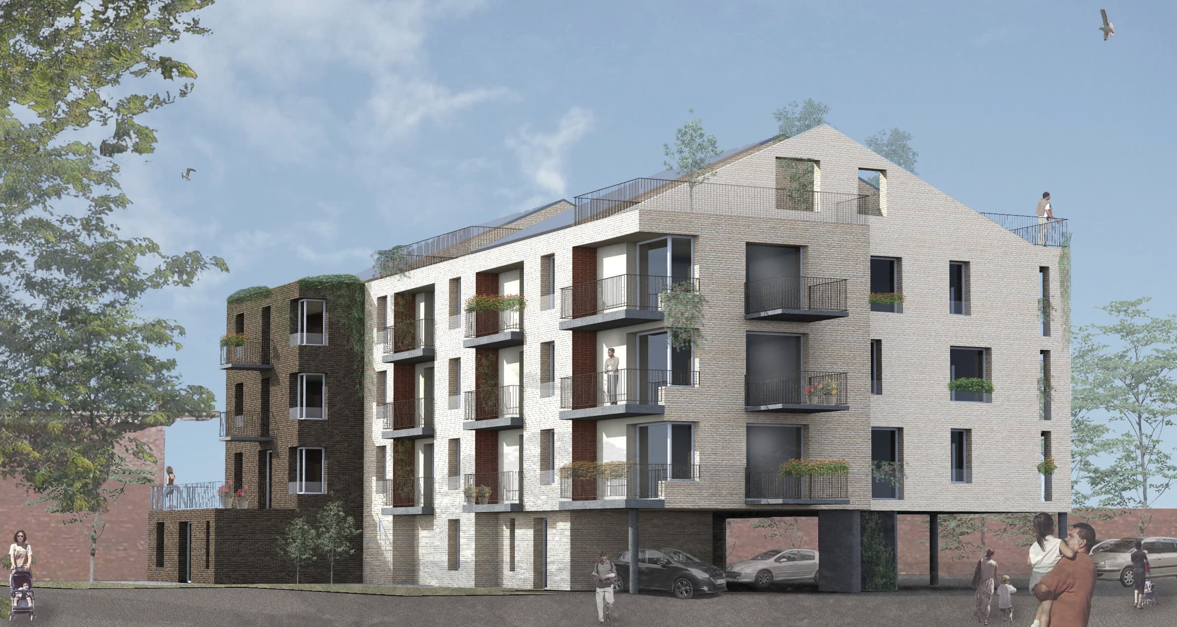 Construction de 26 logements collectifs — vue 1