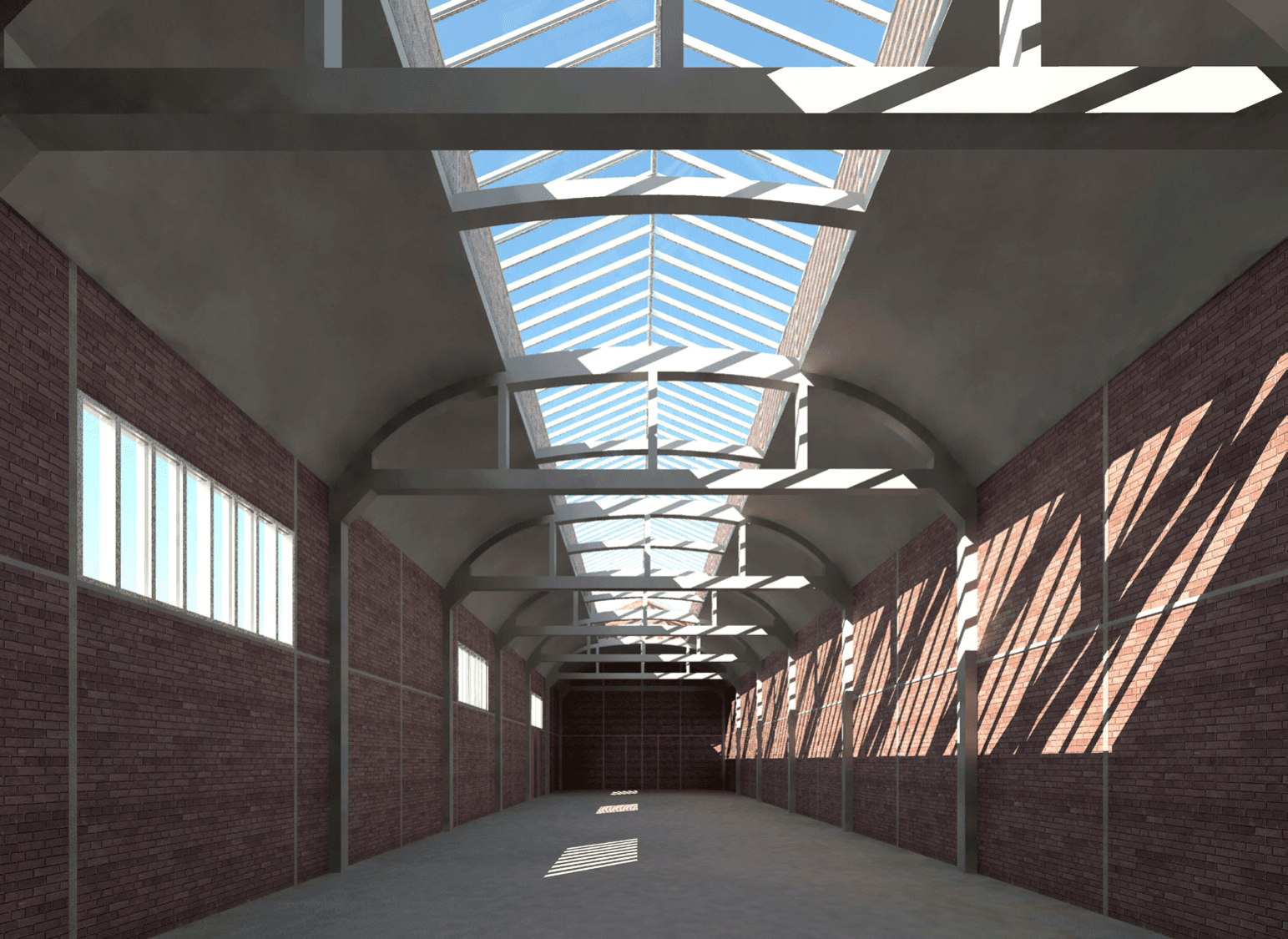 Réhabilitation d'une Halle FREYSSINET — vue 1