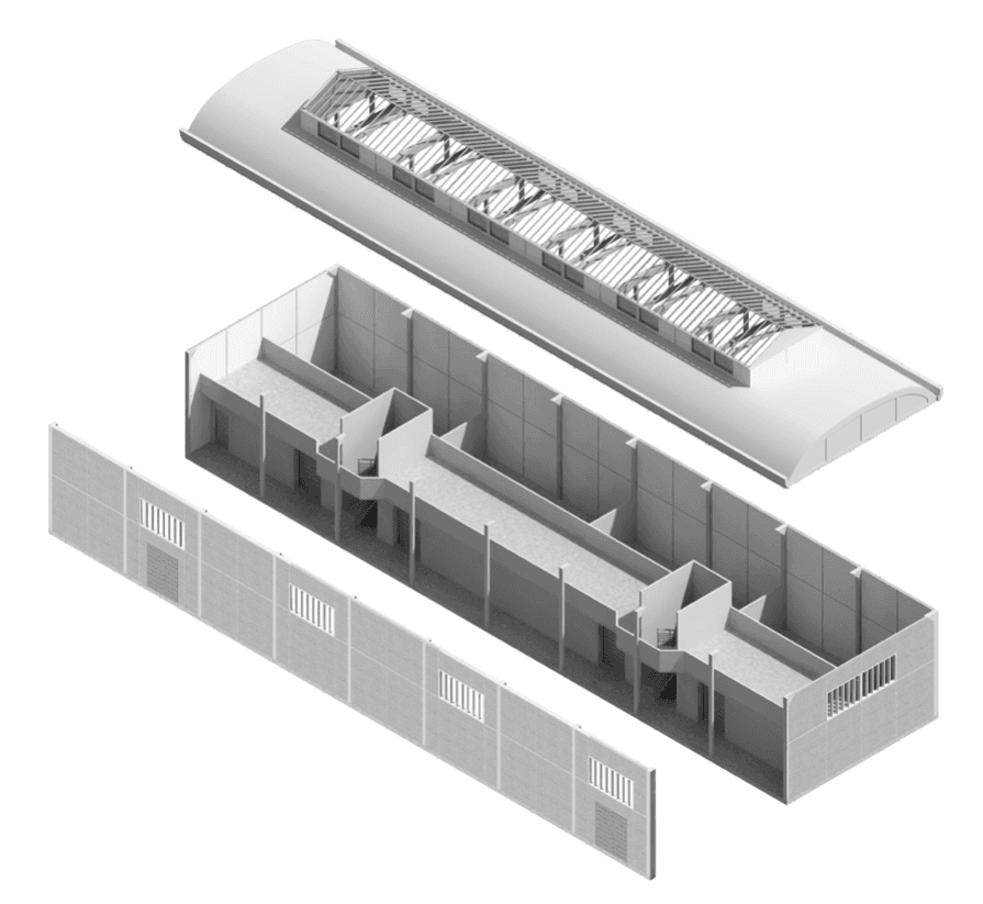 Réhabilitation d'une Halle FREYSSINET — vue 2