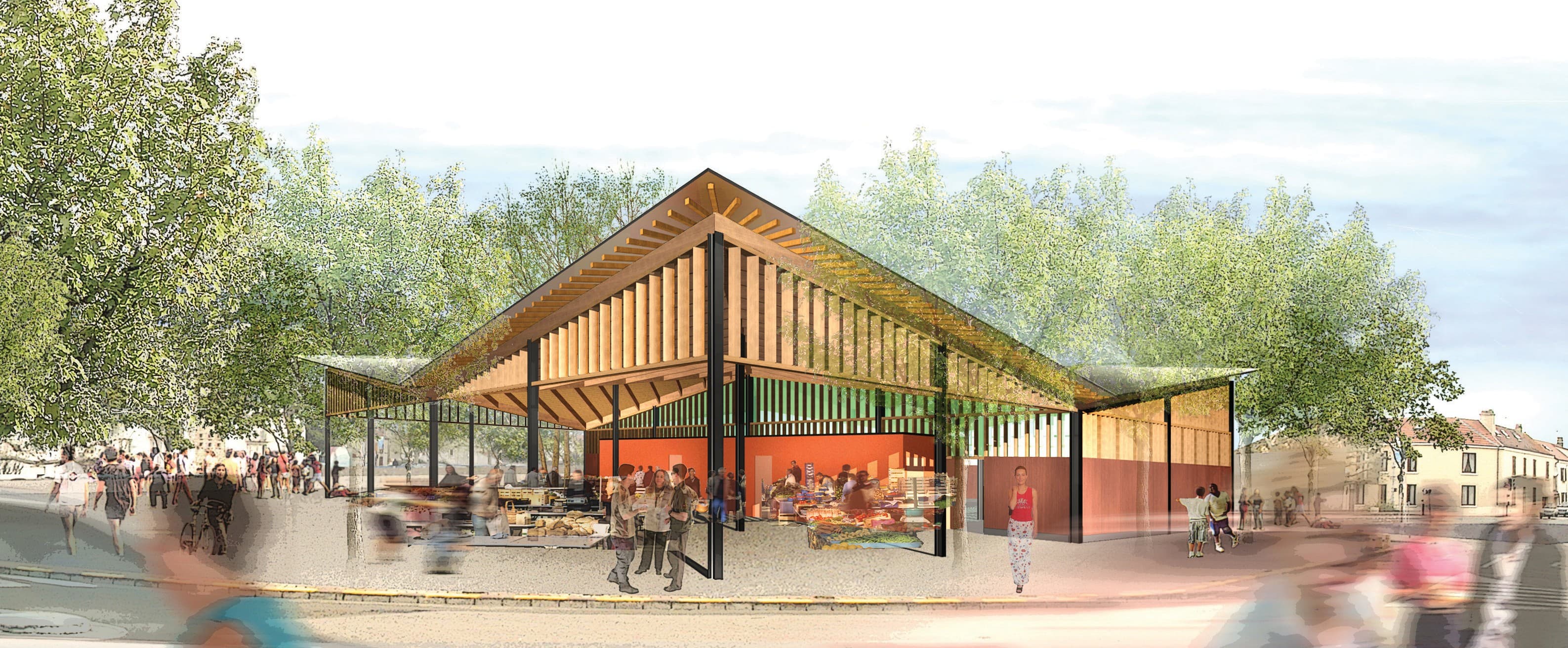 Marché couvert — vue 2