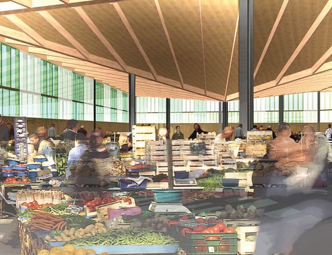 Marché couvert — vue 3