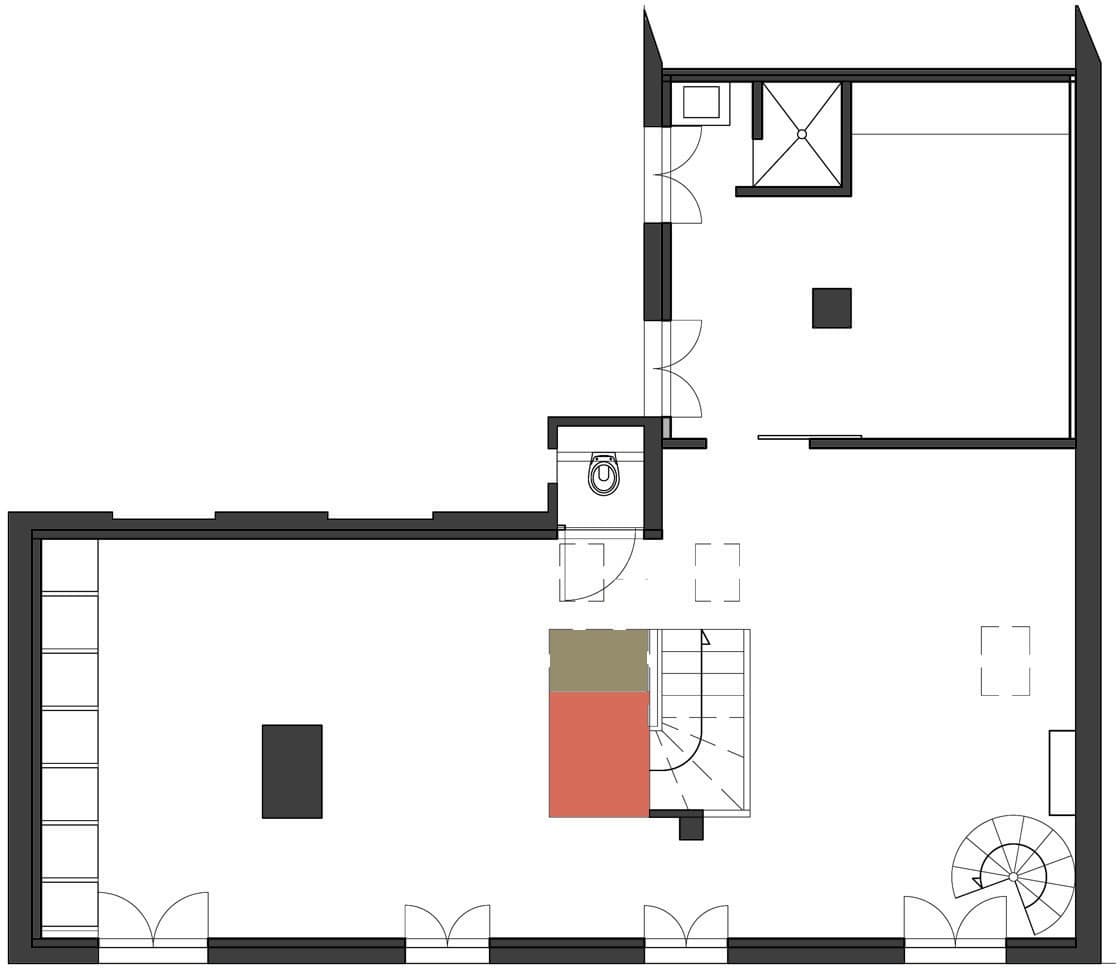 Restructuration-agencement d'un loft — vue 4